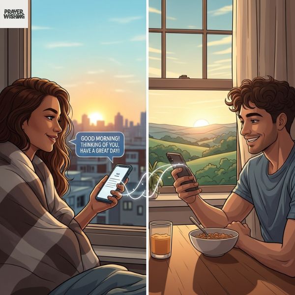 Long Distance Good Morning Message for a Friend