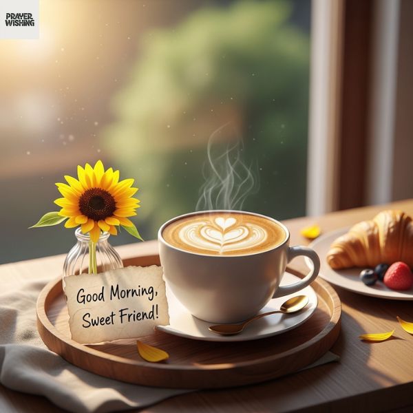 Sweet Good Morning Message for a Friend