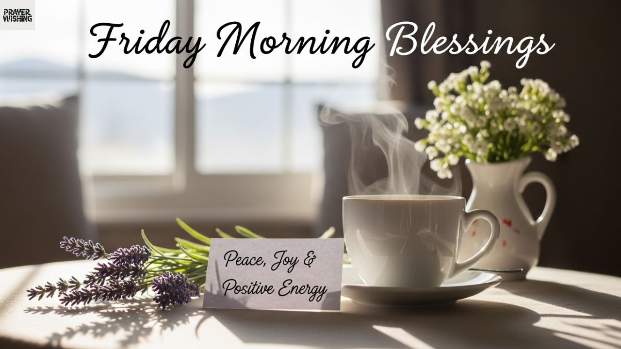 Friday Morning Blessings Peace, Joy & Positive Energy