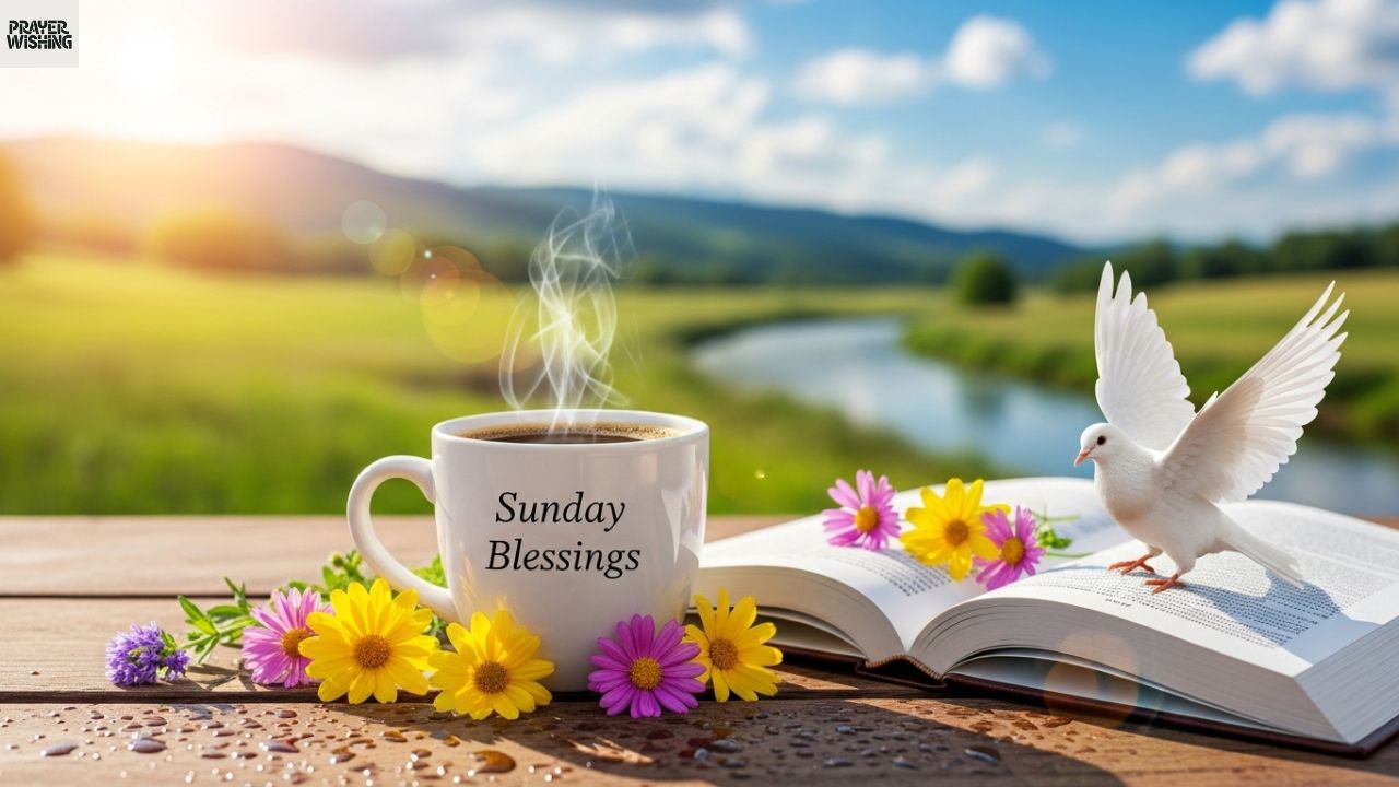 Good Morning Sunday Blessings Peace, Joy & Positive Vibes (1)