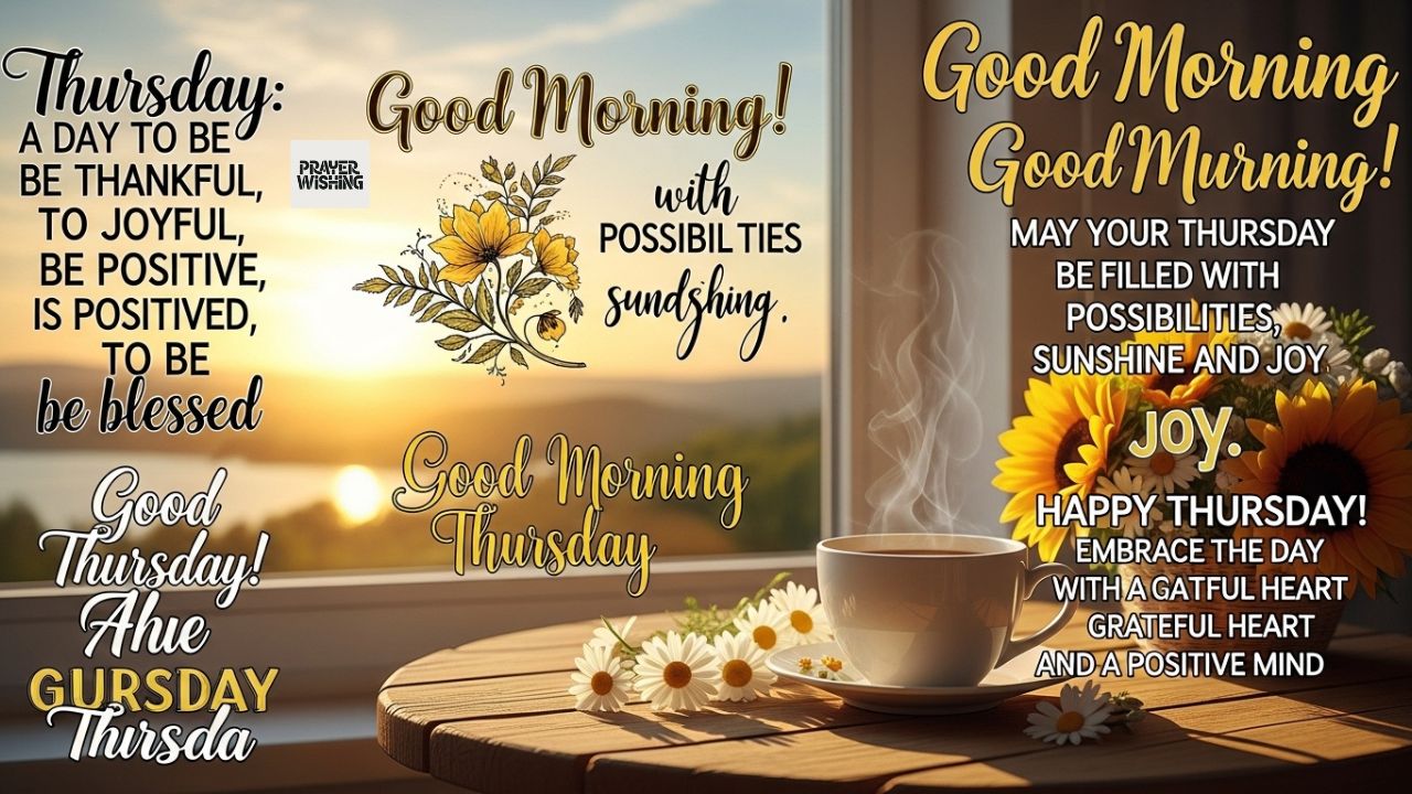Positive Good Morning Thursday Quotes to Inspire a Bright Day