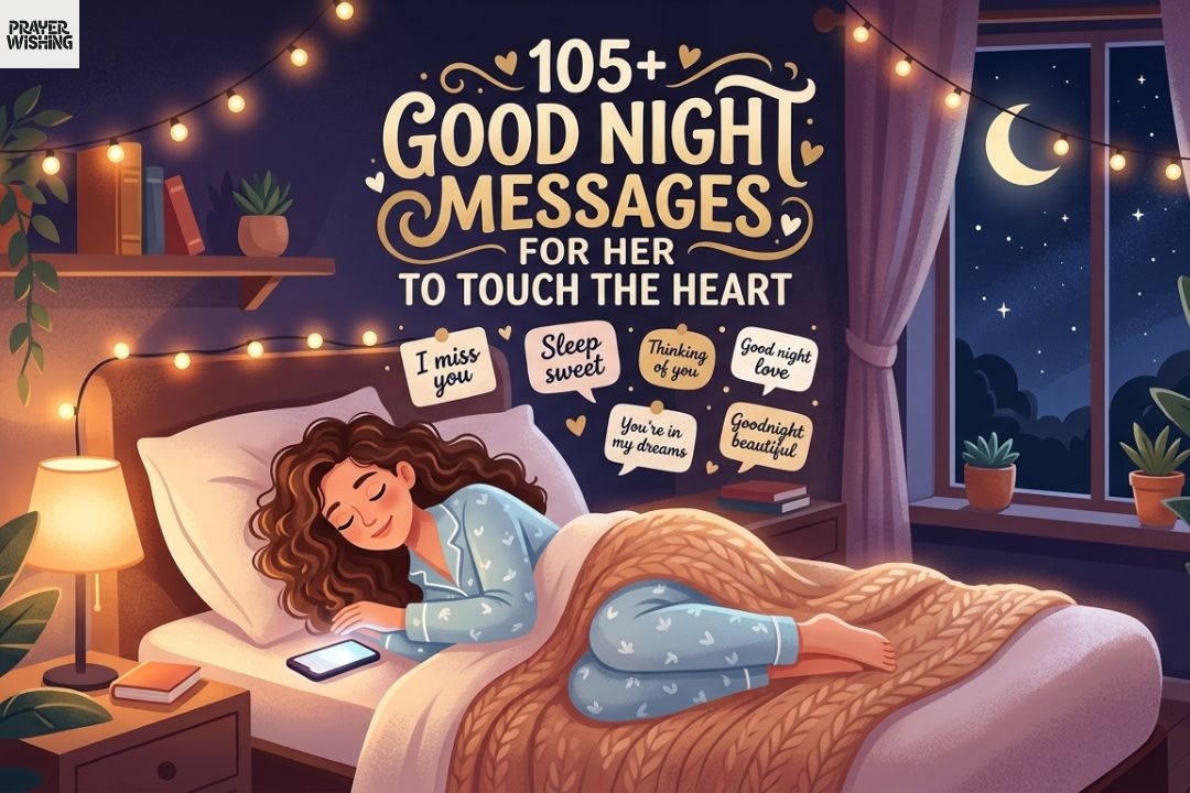 105+ Good Night Messages for Her to Touch the Heart