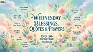 120+ Beautiful Wednesday Blessings, Quotes & Prayers