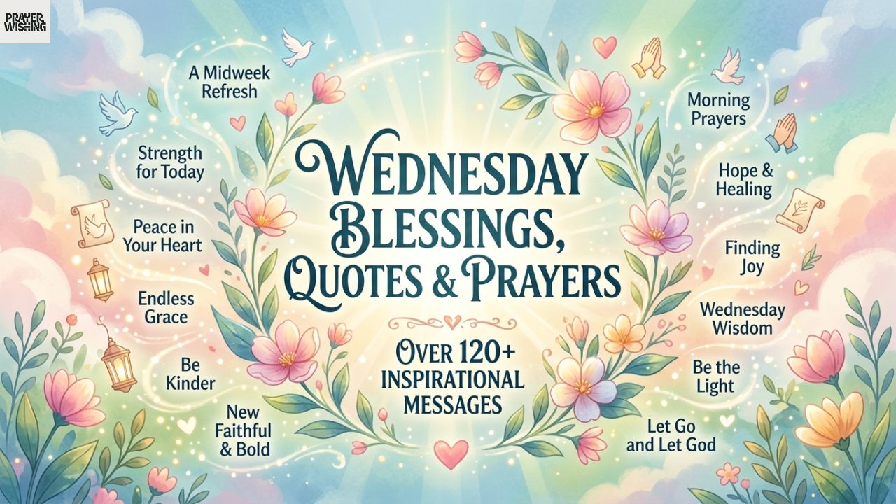 120+ Beautiful Wednesday Blessings, Quotes & Prayers