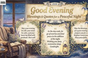 150+ Beautiful Good Evening Blessings & Quotes for a Peaceful Night (2026)