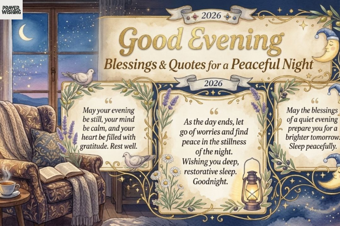 150+ Beautiful Good Evening Blessings & Quotes for a Peaceful Night (2026)
