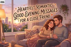 200+ Heartfelt Romantic Good Evening Messages for a Close Friend