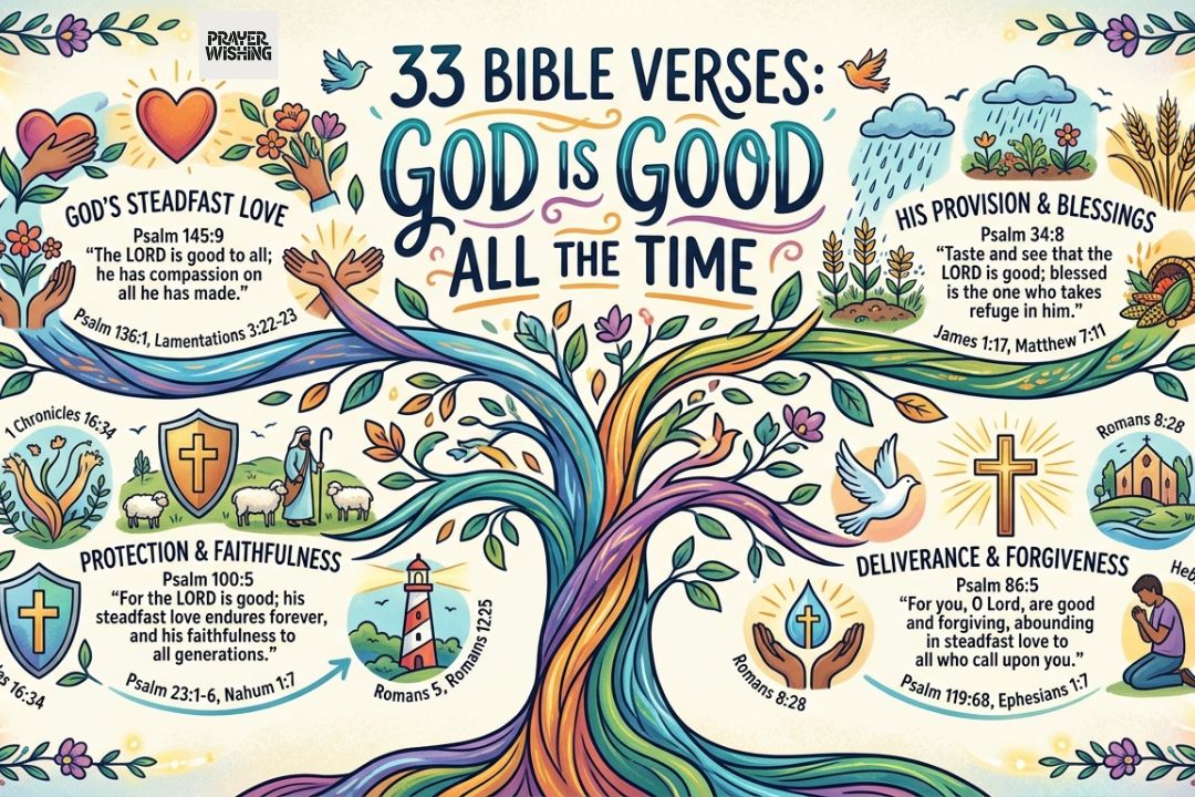 33 Bible Verses Showing That God Is Good All the Time