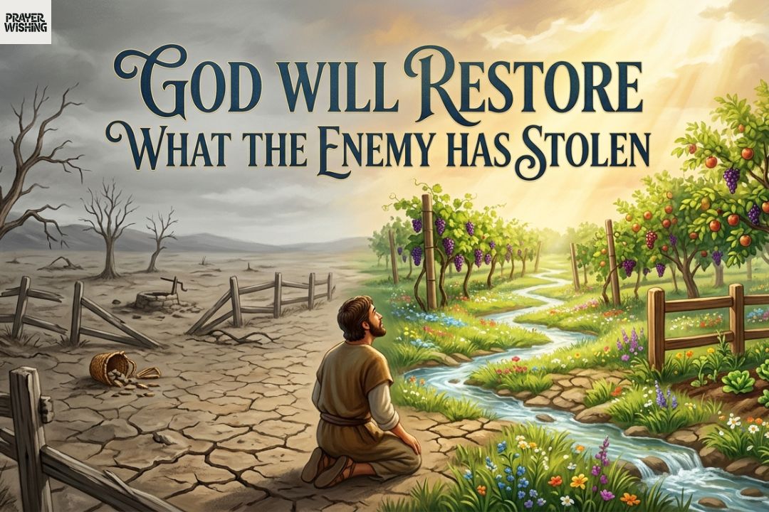 35 Verse God Will Restore What the Enemy Has Stolen