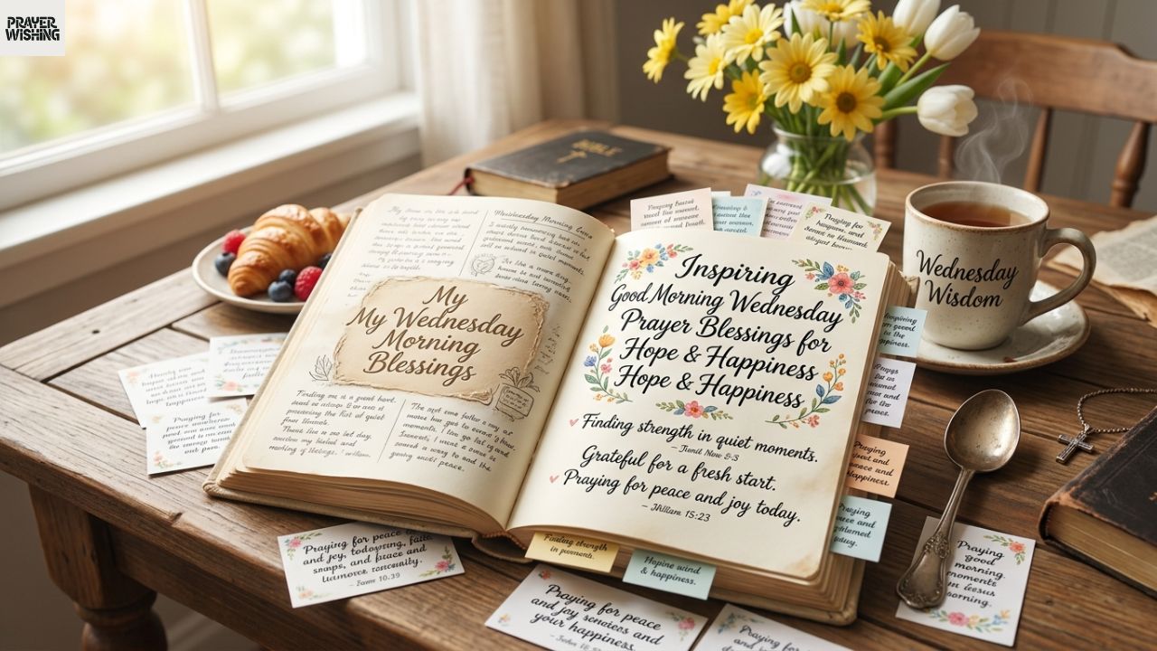 80+ Inspiring Good Morning Wednesday Prayer Blessings for Hope & Happiness