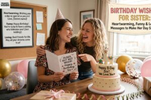 Birthday Wishes for Sister Heartwarming, Funny & Loving Messages to Make Her Day Special