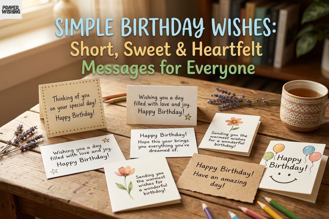 Simple Birthday Wishes Short, Sweet & Heartfelt Messages for Everyone