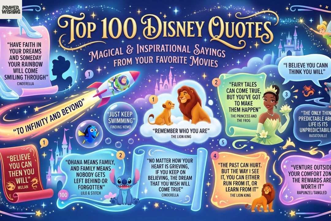 Top 100 Disney Quotes Magical and Inspirational Sayings from Your Favorite Movies