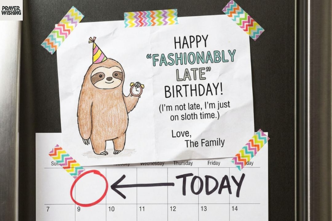 120+ Funny Belated Birthday Wishes for Friends and Family
