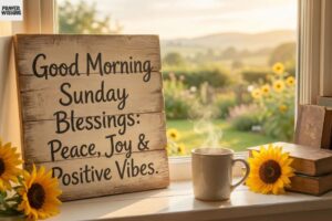 Good Morning Sunday Blessings Peace, Joy & Positive Vibes