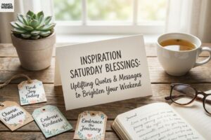 Inspiration Saturday Blessings Uplifting Quotes & Messages to Brighten Your Weekend